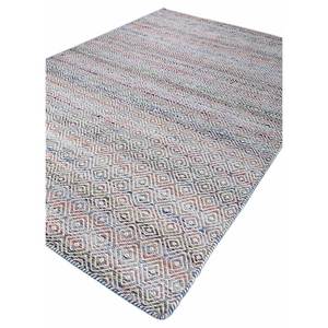 พรมอะบราชบลู แฟลตวีฟส์ วูล&วิสโคส ลายเรขาคณิต สำหรับใช้ในบ้าน-Adwv-13047 - Product Image 2