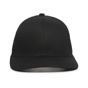 Casquette de baseball à 7 panneaux avec logo personnalisé, filet à l'arrière, broderie 3D en relief, polyester/coton, imperméable, séchage rapide, réglable - Product Image 1