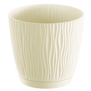 Vaso per piante SANDY P, dimensioni (mm) 282x282x260, colore crema - Product Image 1