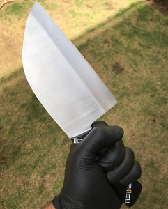 Cuchilla tradicional de acero 1095 de alto carbono para barbacoa, cuchillo forjado a mano para picar carne, uso profesional 2025, uso en cocina - Product Image 2