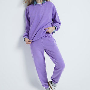 Pantalon de jogging léger en coton pour femme, avec cordon élastique, doux, idéal pour la gym et le yoga, design plat, imperméable, hiver, OEM - Product Image 1