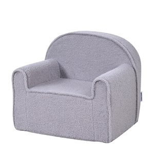 เก้าอี้โซฟาเด็กทำจากโฟมเก้าอี้รับประทานอาหารสำหรับเด็กเก้าอี้โซฟาเด็กอ่อนพร้อมผ้าเทดดี้เก้าอี้ฟองน้ำสำหรับเด็กวัยหัดเดินสำหรับเด็กผู้ชายและเด็กผู้หญิง - Product Image 1