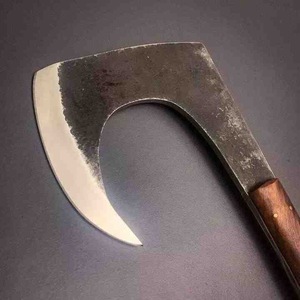 ขวานไวกิ้งทำมือ SCL สำหรับงานไม้ พร้อมใบมีดคมสำหรับตัด ขวานเอาตัวรอดแบบไวกิ้งสำหรับใช้งานกลางแจ้ง - Product Image 5