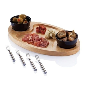 <b>Large</b> Size Wood Platters Decorative and Fruits <b>Plates</b> Suitable for All Occasion Parties and Events Tabletop Food Serving Dishes - Product Image 3