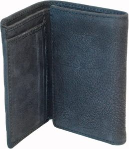 Múltiples ranuras para tarjetas Trifold Cartera de gamuza de cuero genuino de alta calidad Diseñado para hombres Nueva llegada Cartera de cuero OEM personalizable - Product Image 4