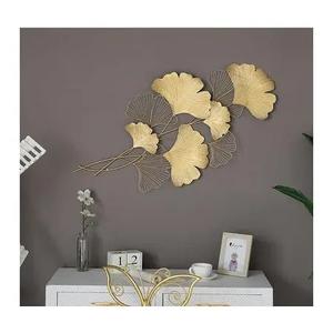 MEILLEURE VENTE Objet de décoration en métal Look ethnique couleur or finition décoration murale Arts muraux faits à la main Meta décoratif - Product Image 6