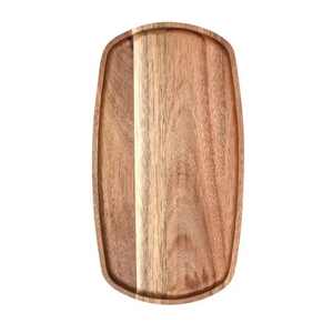ถาดไม้ทรงสี่เหลี่ยมผืนผ้าสำหรับใช้ในห้องครัวถาดไม้สำหรับเสิร์ฟอาหารทำจากไม้ - Product Image 4
