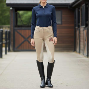 Pantalons d'équitation tendance, best-sellers, taille haute, avec grip intégral, pantalons d'équitation pour femmes, collants d'équitation à boutons - Product Image 6