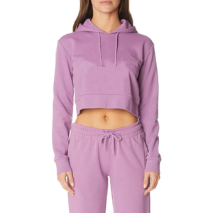 Sweat-shirt à capuche à manches longues pour femme, avec logo personnalisé brodé sur le devant, pour l'hiver - Product Image 1