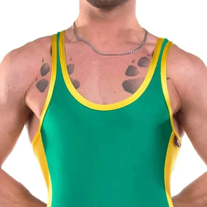 Traje de levantamiento de pesas de alta calidad Singlet Powerlifting Wrestling Singlets para hombres - Product Image 5