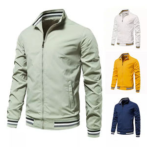 Blouson aviateur universitaire voiture de course réversible pour hommes coupe-vent imperméable surdimensionné et décontracté long été nouvel état - Product Image 4