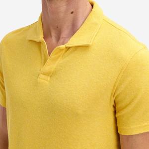 T-shirt de golf pur de haute qualité Logo personnalisé 100% coton T-shirt à col rond pour hommes - Product Image 2