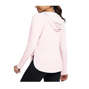 Nueva llegada de las mujeres 100% algodón de manga larga cuello redondo hombro pendiente impreso cómodo pulóver CON CAPUCHA DE Bangladesh - Product Image 2