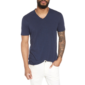 Camisetas Personalizadas para Hombre 100% Algodón, Logotipo Bordado, Verano, Alta Calidad, Transpirables, Secado Rápido, Uso Casual, Manga Corta, Corte Holgado - Product Image 1