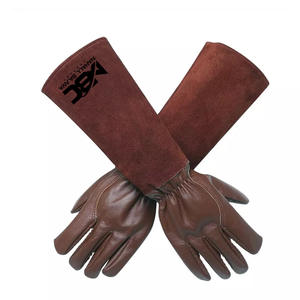 Guantes de soldadura protectores de seguridad, cuero de vaca, fabricación de guantes de soldadura - Product Image 2