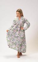 Robe longue une pièce pour femme, style occidental