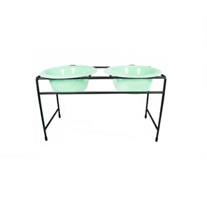 ชามให้อาหารแมวสแตนเลสชุบทองแดงมีดีไซน์คลาสสิกเหมาะสำหรับสวนและให้อาหารสัตว์ - Product Image 2