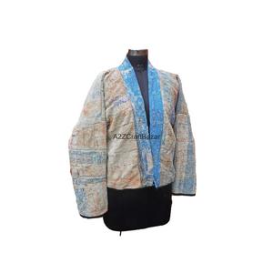 Chaqueta Reversible Hecha a Mano con Cuello Alto, 100% Algodón, Ecológica, Transpirable, de Secado Rápido, Estilo Vintage, con Botones al Frente, para Invierno - Product Image 5