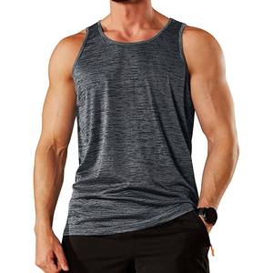 Fitness hommes débardeurs entraînement Gym entraînement Muscle sans manches musculation coton été séchage rapide gilet chemise - Product Image 3