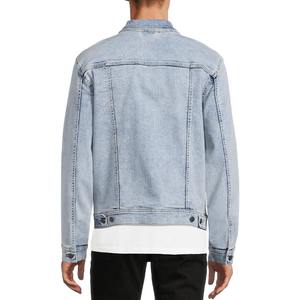 Veste en jean respirante pour homme, de bonne qualité, à prix raisonnable, avec impression de logo personnalisée, veste en jean pour homme - Product Image 2