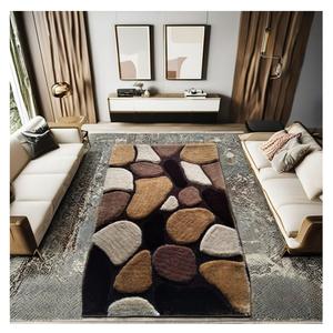 Indian Supplier High Standard Comfortable Touch Hand Tufted Carpet with <b>Anti</b> <b>Slip</b> Bottom for Room Interior and Modern Style Look - Product Image 1