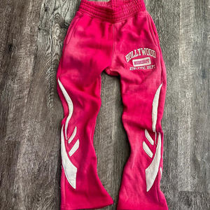 Pantalones deportivos para correr de alta calidad para hombre, deportes al aire libre, Fitness con pantalones acampanados de bolsillo para ropa de hombre - Product Image 1