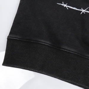 2024 Personnalisé Top Design Hommes Oversize Puff Impression Hoodies Meilleure Qualité Casual Wear Puff Impression Hoodies - Product Image 4