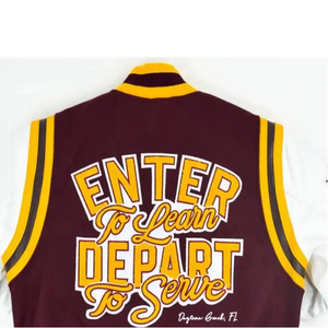 2024 New Fashion Design Baseball <b>Jacket</b> Loose Plush Embroidery Letter Men Custom Street Varsity Men's <b>Jackets</b> - Product Image 6