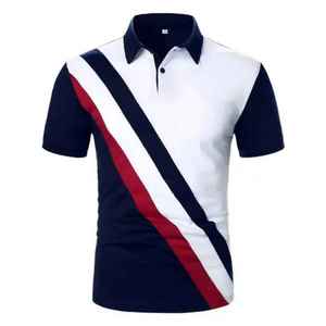 2025 personalizado 100% algodón 210G hombres Polo marca calidad manga corta alta calidad Polo camisetas para hombres ropa deportiva Casual - Product Image 1