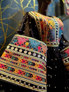 Elegant Embroidered <b>Long</b> Sleeve Abaya for Girls Crafted Soft Chiffon Premium Material for Festive Gatherings Daily Wear Travel - Product Image 2