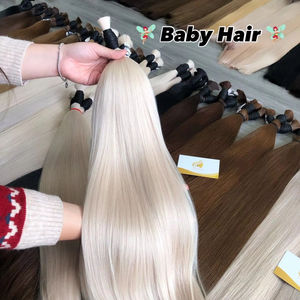 Extensions de cheveux humains en vrac de couleur blonde blanche très vendues, prix de gros tendance provenant du plus grand fournisseur vietnamien - Product Image 1
