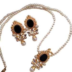 High-quality 2PCS Artificial Jewellery Set Bridal <b>Crystal</b> Necklace Sets for Women Wedding Party Jewelry - Product Image 1