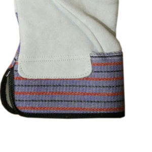 Gants de travail en cuir de vachette fendu gants de soudage industriels résistants à la chaleur Protection du travail gréeur à main pour le travail EPI - Product Image 3