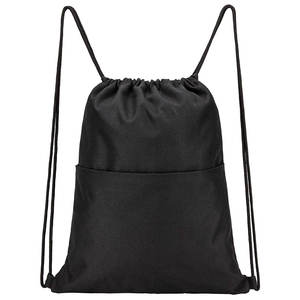 2025 gros Logo personnalisé imprimé formation cordon sac à dos polyester imperméable avec doublure en coton pour Gym Apparal - Product Image 1