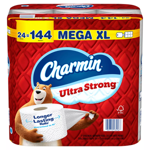 Charmin-<b>Toilet</b> Paper Ultra Strong, 24 Mega XL Rolls - Product Image 1