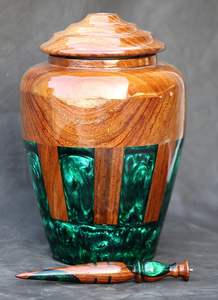 Rosewood Urns <b>for</b> <b>Ashes</b> Adult Male/Female - Real Wood Urns <b>for</b> Human <b>Ashes</b> Adult- Cremation Urns <b>for</b> Adult <b>Ashes</b>, Personalized - Product Image 5