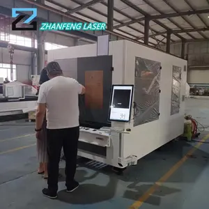 2000W 3000W 6000W Metalen Plaat Mild Roestvrij Staal Aluminium Koperen Snijder Ipg Cnc Fiber Lasersnijmachine