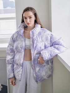 เสื้อแจ็คเก็ตพัฟเฟอร์หนานุ่มสำหรับผู้หญิงรุ่นใหม่ล่าสุด คอปกแบบมีฮู้ด ซิปยาว แขนยาว ลายเรียบ สีพื้น ระบายอากาศได้ดี อุ่นสบาย - Product Image 4