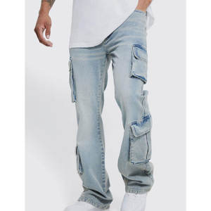 Pantalones vaqueros elásticos de corte clásico para hombre, cómodos, duraderos y elegantes, disponibles en todas las tallas - Product Image 1