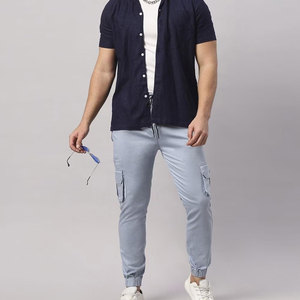 <b>Men's</b> Stylish Casual Cargo Pants Cotton Made Fresh Article with Attractive Color and Design Loose Fit Canvas Fabric - Product Image 5