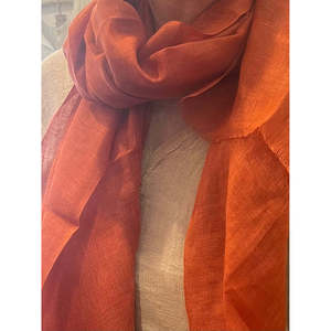 Pañuelo de Lino Sienna de Alta Calidad, Hijab Étnico Modesto de Satén, Tejido de Seda Transpirable, 75x200cm, para Mujer, Verano - Product Image 3