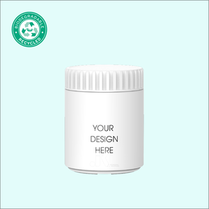 Pot en plastique HDPE 250ml personnalisé de haute qualité, écologique et durable, fabriqué au Vietnam par le fabricant M0296 - Product Image 1