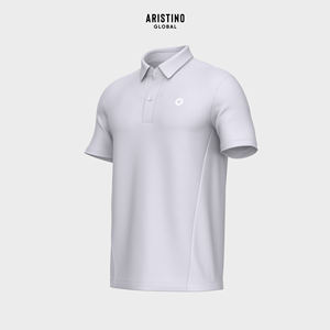 Aristino para hombre, camisas de estilo europeo, sólido, verano, informal, de negocios, de punto, manga corta, poliéster reciclado, transpirable - Product Image 2