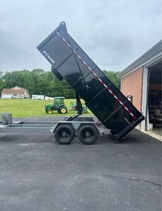 Farm Tractor Hydraulic Tipping <b>Trailer</b> 5-10 Ton Farm Dump <b>Trailer</b> 2 Axles Tractor Tipping <b>Trailers</b> <b>for</b> Tractors - Product Image 3