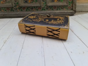 Cuaderno de cuero de gato hecho a mano, diario Vintage personalizado, cuaderno de bocetos con encuadernación en espiral para hombres y mujeres - Product Image 3