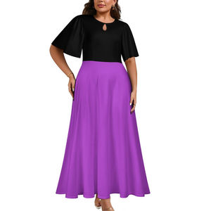 Camiseta Casual playa bolsillos de talla grande Swing suelto nuevo estilo verano señoras Oficina vestido Color sólido lápiz vestidos ropa - Product Image 4