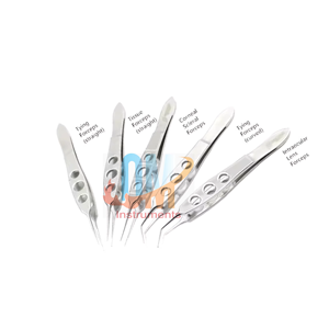 Pinzas Oftálmicas para Cataratas, Juego de Instrumentos de Microcirugía Ocular de Acero Inoxidable de Precisión para Cirugía Oftálmica y Microquirúrgica de Cataratas - Product Image 2
