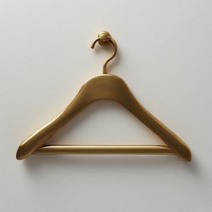 Durable Brass Metal Hanger for Daily Clothing Storage in Balcony Clothing Store Commercial Spaces (Single Tier) - Product Image 1