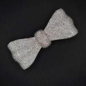 High Quality Crystal Bow <b>Brooch</b> New Style Copper Zircon Real Gold Plated Wedding Occasion <b>Brooch</b> <b>Pins</b> Gift - Product Image 1