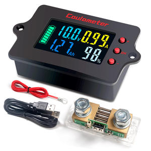 เครื่องวัดคูลอมบ์ PZEM-037 50A-500A พร้อมจอ LCD สี แสดงผลความจุ<span class=keywords><strong>แบ</strong></span><span class=keywords><strong>ต</strong></span>เตอรี่ 12 โวลต์ เครื่องทดสอบแรงดันไฟฟ้ากระแส<span class=keywords><strong>ต</strong></span>รงสำหรับแบ<span class=keywords><strong>ต</strong></span>เตอรี่รถยน<span class=keywords><strong>ต</strong></span>์ - Product Image 2